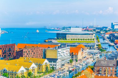 Kopenhag opera binasının havadan görünümü