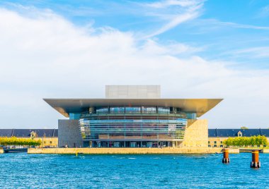 Kopenhag opera binasının havadan görünümü
