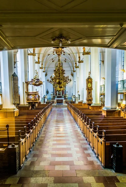 Chapel inside of the Rundetaarn tower in central Copenhagen. — Stock Photo, Image