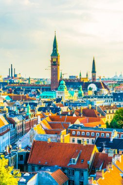 Kopenhag 'ın hava görüntüsü