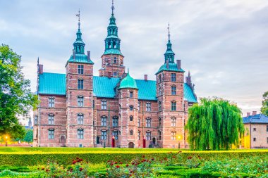 Danimarka'nın başkentine Copenhagen kalede Rosenborg Slot.