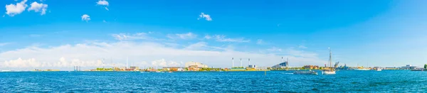 Panorama view of a Copenhagen channel — Stock Photo, Image