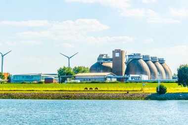 Bremen, Almanya'da modern biyogaz fabrikası
