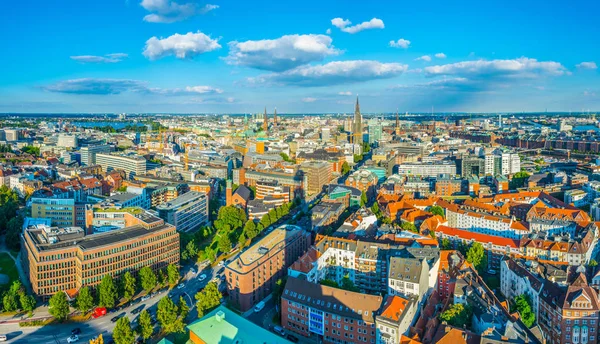 Panorama di Amburgo in Germania — Foto Stock