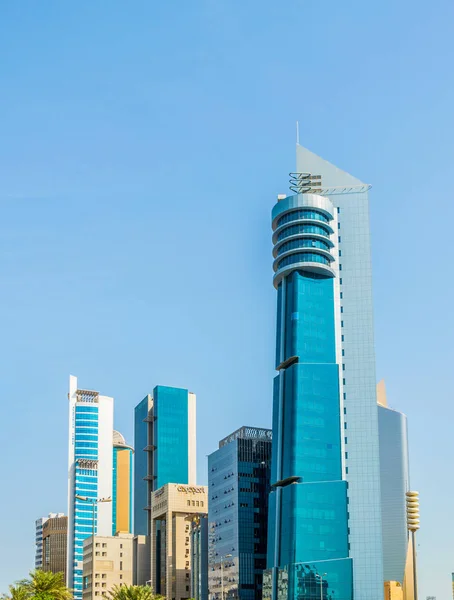 Detalhe de arranha-céus em Kuwait — Fotografia de Stock