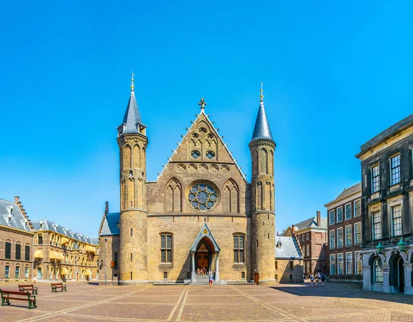 Patio interior del palacio Binnenhof en La Haya, Países Bajos — Foto de Stock