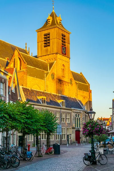 Leiden, Hollanda'daki Hooglandse Kerk kilisesinin görünümü