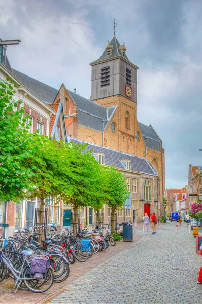 View of church Hooglandse Kerk in Leiden, Netherlands — Stock Photo, Image