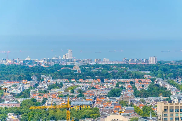 Luchtfoto van Scheveningen, Nederland — Stockfoto