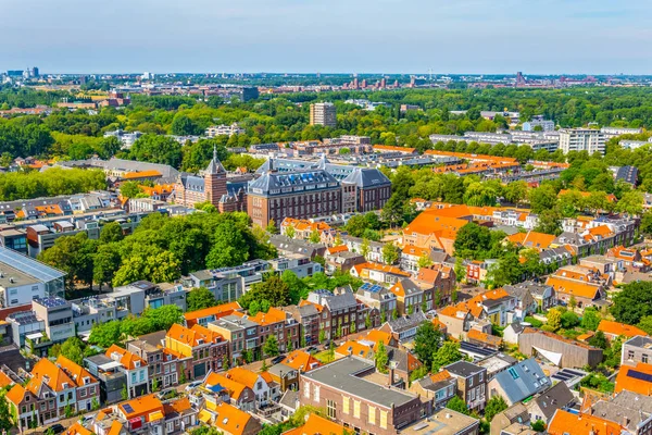 Vista aérea de Delft, Países Bajos — Foto de Stock