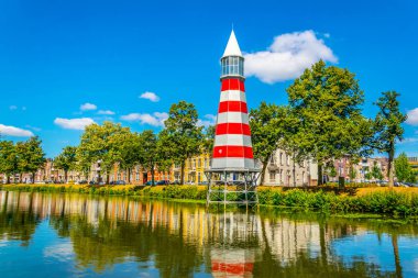 Breda Valkenberg parkta Deniz Feneri, Hollanda