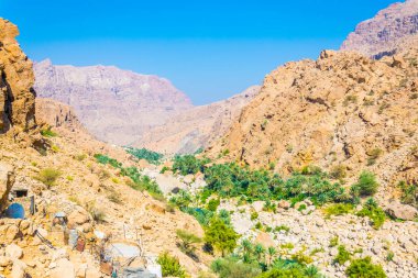 Umman'daki Wadi Tiwi, turqoise suyu, kıyılarında yetişen yemyeşil palmiyeler ve dik yamaçları olan derin bir geçiti birleştiren bir doğa harikasıdır..
