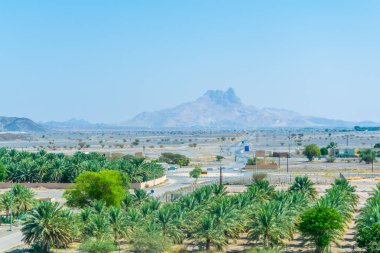 Ad Dakhiliyah Jabrin Kalesi'nde Umman Ülke Manzara, Umman