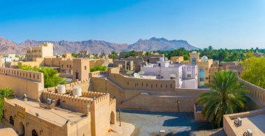 Umman'daki Nizwa Kalesi.