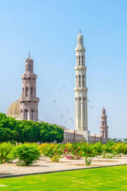 Muscat, Umman 'daki Sultan Qaboos Büyük Camii.