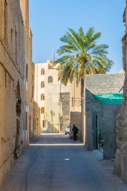 Nizwa, Umman eski kentindar bir sokak görünümü.