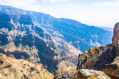 Umman'daki Jebel Shams Dağı'nda 