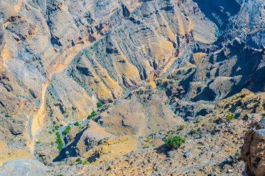 Umman'daki Jebel Shams Dağı'nda 
