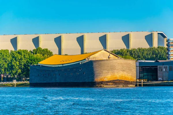 Replice of Noah\'s ark in Rotterdam, Netherlands