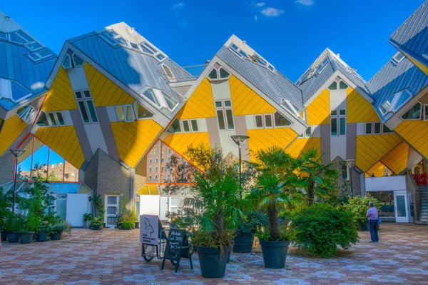 Famous cube houses in Rotterdam, Netherlands — Stock Photo, Image