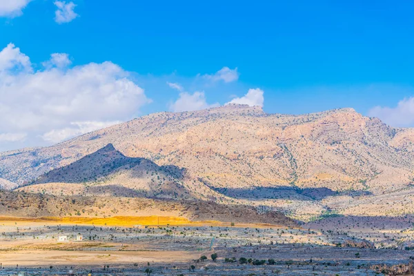 Με θέα στο βουνό Jebel με μαξιλάρια στο Ομάν. — Φωτογραφία Αρχείου