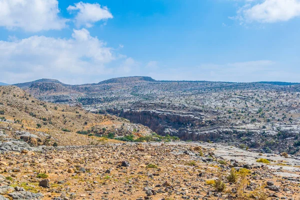 Με θέα στο βουνό Jebel με μαξιλάρια στο Ομάν. — Φωτογραφία Αρχείου