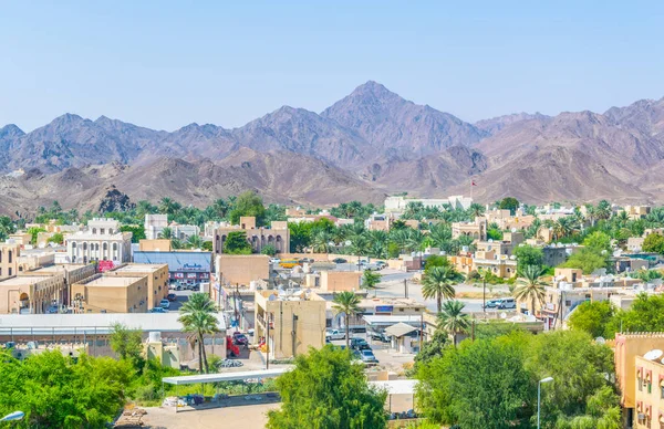 Bahla Town at Bahla Fort in Ad Dakhiliyah, Omán — Foto de Stock