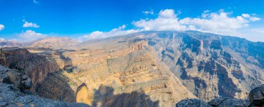 Umman'daki Jebel Shams Dağı'nda 