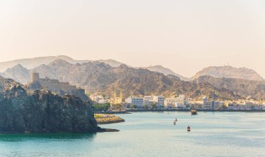 Umman, Muscat'taki Muttrah bölgesinin görünümü.
