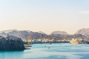 Umman, Muscat'taki Muttrah bölgesinin görünümü.