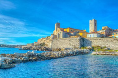 Antibes sahil manzarası, Fransa