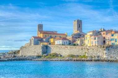 Antibes sahil manzarası, Fransa