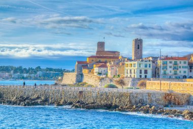 Antibes sahil manzarası, Fransa