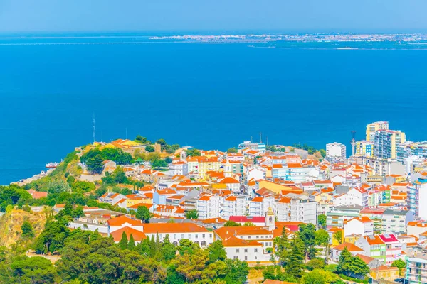 Aerial view of Cacilhas, Portugal. — Stock Photo, Image