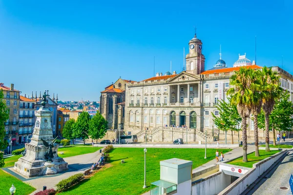 Palacio da Bolsa en Oporto, Portugal . — Foto de Stock