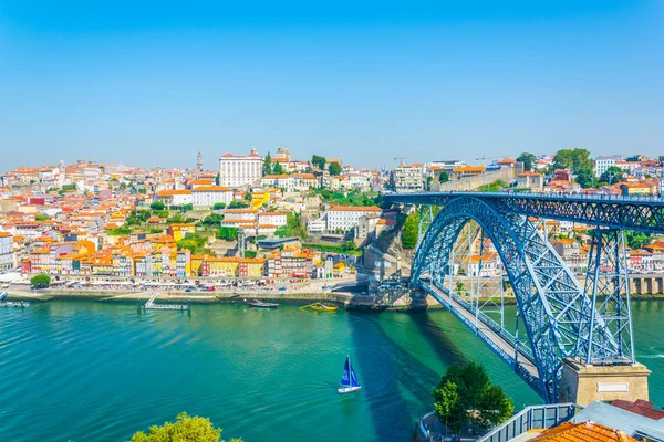 Luis Brücke ich in Porto, Portugal. — Stockfoto