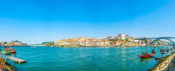 Panorama of porto with Luis I bridge, Portugal. — Stock Photo, Image