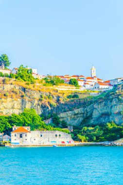 Lizbon Cacilhas rıhtım, Portekiz.