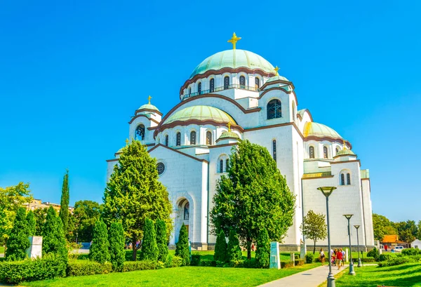 Vue de la cathédrale Sainte Sava de Belgrade, Serbie — Photo