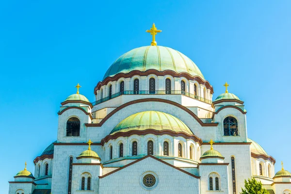Vue de la cathédrale Sainte Sava de Belgrade, Serbie — Photo