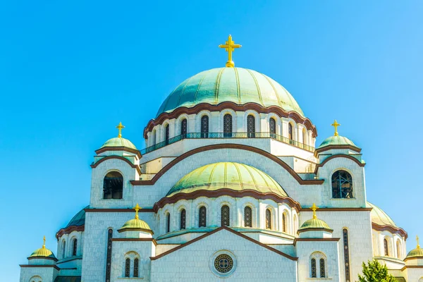 Vue de la cathédrale Sainte Sava de Belgrade, Serbie — Photo