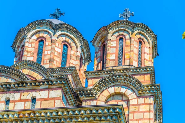 Vue de l'église Saint-Marc de Belgrade, Serbie . — Photo