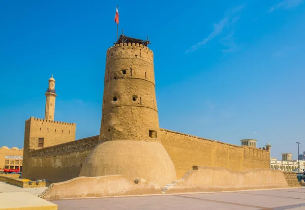 알 파히디 요새, 아랍에미리트 두바이 박물관으로 개조 — 스톡 사진