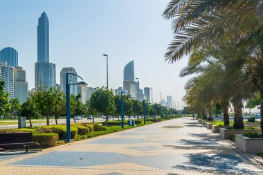 Corniche görünümü - Abu Dabi, Bae gezinti