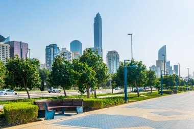 Corniche görünümü - Abu Dabi, Bae gezinti
