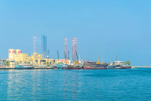 Blick auf den Hafen Chalid in Sharjah, uae — Stockfoto