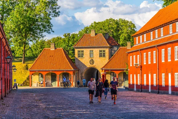 Kopenhagen, Denemarken, 21 augustus 2016: zicht op de gebouwen van Kastellet citadel in Kopenhagen, Denemarken. — Stockfoto