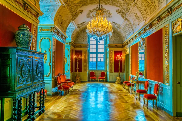 COPENHAGEN, DENMARK, AUGUST 20, 2016: View of the interior of the Christiansborg Slot Palace in Copenhagen, Denmark — Stock Photo, Image