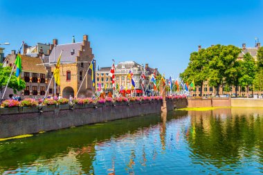 Lahey, Hollanda, 7 Ağustos 2018: İnsanlar thr geziniyor