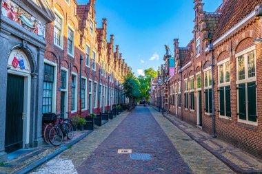 Haarlem, Hollanda, 8 Ağustos 2018: Frank Hals müzesinin görünümü 